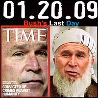Bush's Last Day Postcards Swap!  Celebrate Change!