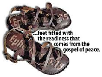 PW ~ Armor of God, #3 Shoes of the Gospel of Peace