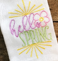 Spring Themed Kitchen Towel