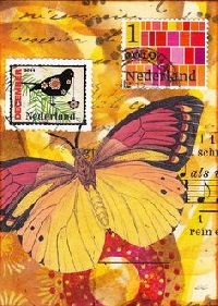 5/5 INTL Postage Stamp ATC's