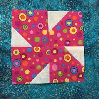 QNT blossom blocks polka-dot prints