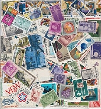 20 stamps + 1 touristy postcard