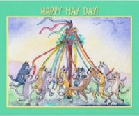 May pole (May Day) quick profile decoration