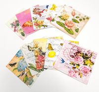 10 napkins in decorated envie (INT)