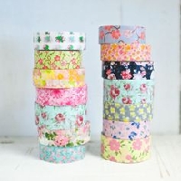WOW: Floral Washi Tape Samples