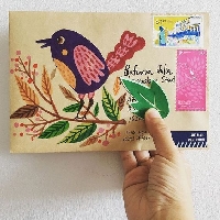 MFF:  Bird Mail Art & Newsy Note