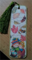 Handmade Autumn Bookmark - USA
