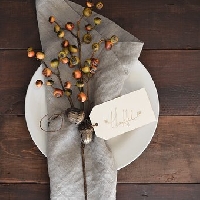 Handcrafted Thanksgiving Day Card