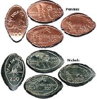 Pressed pennies and nickels swap