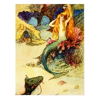 Mermaid Postcard Swap #1