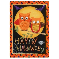 Halloween Card with an Owl - USA ONLY