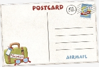 Blank Postcard Destash 