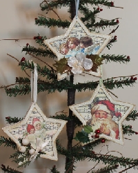 VC:  Vintage Star Ornaments