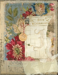 VJP: Collage with Flowers and Lace