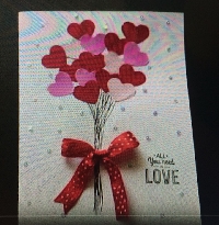 CF: DIY Happy Valentines Day Card