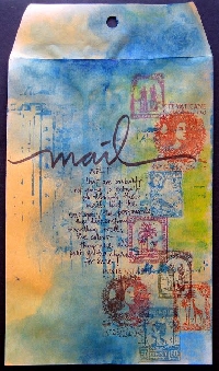 Manila Envelope Mail Art & Flat Surprise