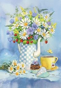 Komandorsha's Coffee, Tea & Cakes Postcard Swap 