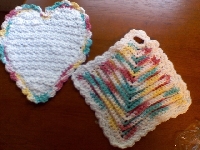 Crochet/knit dishcloth