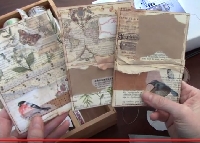 YTPC:  Washi/Book Page Journal Pockets