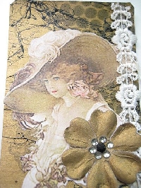 AACG: Lady with a Big Hat ATC