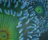 5x7 Sea Anemone Painting