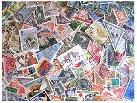 ES: Used postage stamps