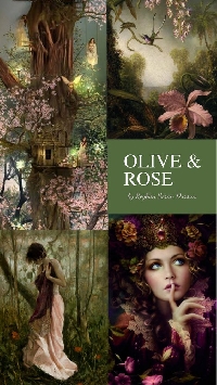 AACG: Olive and Rose ATC