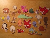 100 Homemade Stickers #2 (USA)