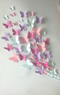 Put butterflies on