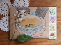 ISS: Mail Art #12 - Tea and Coffee