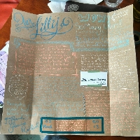 Upcycled Paper Bag to Letter: All about Me!