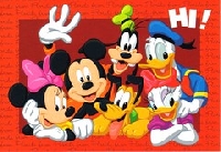 WIYM :- Handmade Disney Postcard