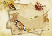 BL ~ Butterflies Full Envelope - #1