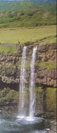 September Waterfall postcard