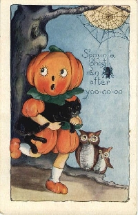 Halloween postcard swap USA only