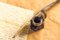 Quill or Pen and Ink Letter