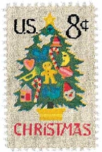 ✉ Christmas Postage Stamps — USA 🎄 