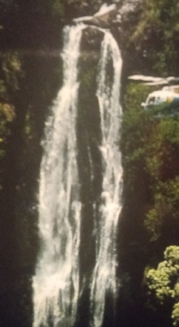 December waterfall  postcard swap