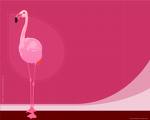 Flapping Flamingos - handmade postcard swap
