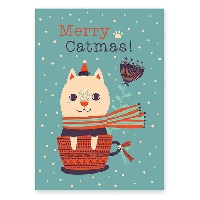 Merry CATmas! Cards swap quickie