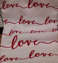 Valentines Day Kitchen towel - USA only
