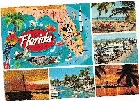 VFP: 3 Touristy Vintage Postcards In An Envelope