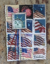 Swaps ~ Postage Stamp ATC