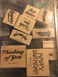 Trade a set of rubber stamps