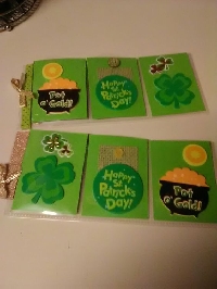 Saint-Patricks day/ Good luck Mini Pocket letter 