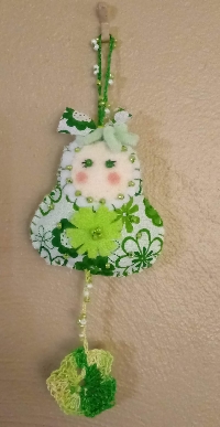 Pin Pals - Dotee Inspired Green Doll
