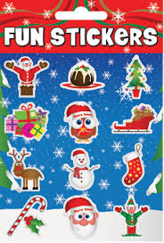 Three Christmas Sticker Sheets 