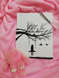 ATC A DAY #20 - Silhouette