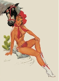 Pin up postcard - private swap