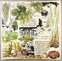 Spring Garden Glue Book Page